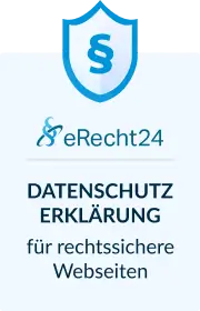 Legally compliant privacy policy by erecht24